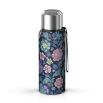20 Oz Pioneer Flower Coffee Tumbler Double Wall Insulated Stainless Steel Water Bottle | Metal Reusable Thermoses Flask with Cup Cap | Leak & Sweat Proof with Anti-Dust Lid