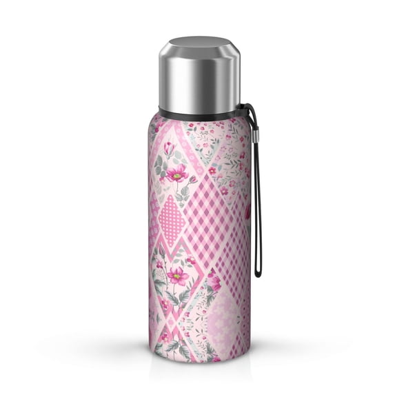 20 Oz Pioneer Flower Coffee Tumbler Double Wall Insulated Stainless Steel Water Bottle | Metal Reusable Thermoses Flask with Cup Cap | Leak & Sweat Proof with Anti-Dust Lid