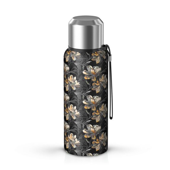 20 Oz Pioneer Flower Coffee Tumbler Double Wall Insulated Stainless Steel Water Bottle | Metal Reusable Thermoses Flask with Cup Cap | Leak & Sweat Proof with Anti-Dust Lid