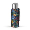 thumbnail image 1 of 20 Oz Pioneer Flower Coffee Tumbler Double Wall Insulated Stainless Steel Water Bottle | Metal Reusable Thermoses Flask with Cup Cap | Leak & Sweat Proof with Anti-Dust Lid, 1 of 7