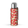 thumbnail image 1 of 20 Oz Red Strawberry Plants Fruit Coffee Tumbler Double Wall Insulated Stainless Steel Water Bottle | Metal Reusable Thermoses Flask with Cup Cap | Leak & Sweat Proof with Anti-Dust Lid, 1 of 7