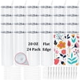 thumbnail image 1 of 20 Oz Sublimation Tumblers Bulk, Sublimation Tumbler Stainless Steel Double Wall Vacuum Insulation Cups, Sublimation Cups with Straw, Individually Box (24 Pack), 1 of 6