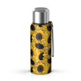 thumbnail image 1 of 20 Oz Sunflower Coffee Tumbler Double Wall Insulated Stainless Steel Water Bottle | Metal Reusable Thermoses Flask with Cup Cap | Leak & Sweat Proof with Anti-Dust Lid, 1 of 7