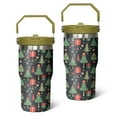 thumbnail image 1 of 20 Oz Tumbler Christmas Tree Gift Tumbler with Lid and Straw, Birthday Gift Cup for Friend Women Men Coffee Travel Mug Thanksgiving Day Halloween Christmas Gift Water Bottle, 1 of 1
