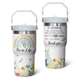 thumbnail image 1 of 20 Oz Tumbler a Gift for the Nurse Tumbler with Lid and Straw, Birthday Gift Cup for Friend Women Men Coffee Travel Mug Thanksgiving Day Halloween Christmas Gift Water Bottle, 1 of 1