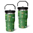 thumbnail image 1 of 20 Oz Tumbler SAN Pa Clover Tumbler with Lid and Straw, Birthday Gift Cup for Friend Women Men Coffee Travel Mug Thanksgiving Day Halloween Christmas Gift Water Bottle, 1 of 1