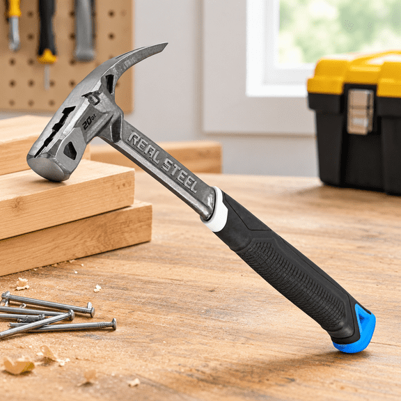 20 Ozforged Framing Hammer Smooth Face With Rip Claw 0658