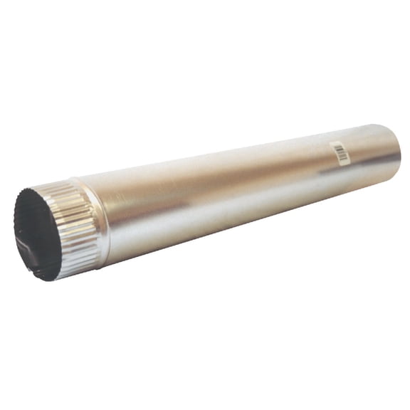 Dundas Jafine Aluminum Snap Lock Pipe P4E20ZW - 4 In X 24 In - 20 Pack