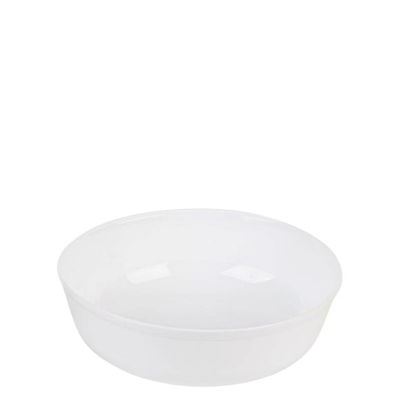 (20 PACK) EcoQuality 16 oz Round White Plastic Bowls Edge Collection - Disposable China Like Party Bowls, Heavy Duty Salad Bowls, Serving Bowl, Dessert, Wedding, Serveware