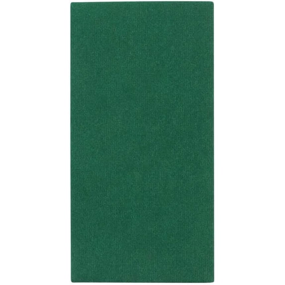 (20 PACK) Green Cloth Like Dinner Napkins - 1/6 Fold 12"x16" Single Use Linen Feel Disposable Guest Towel Napkins, Absorbent, Soft, Elegant, Bathroom Hand Towel, Party, Weddings, Receptions