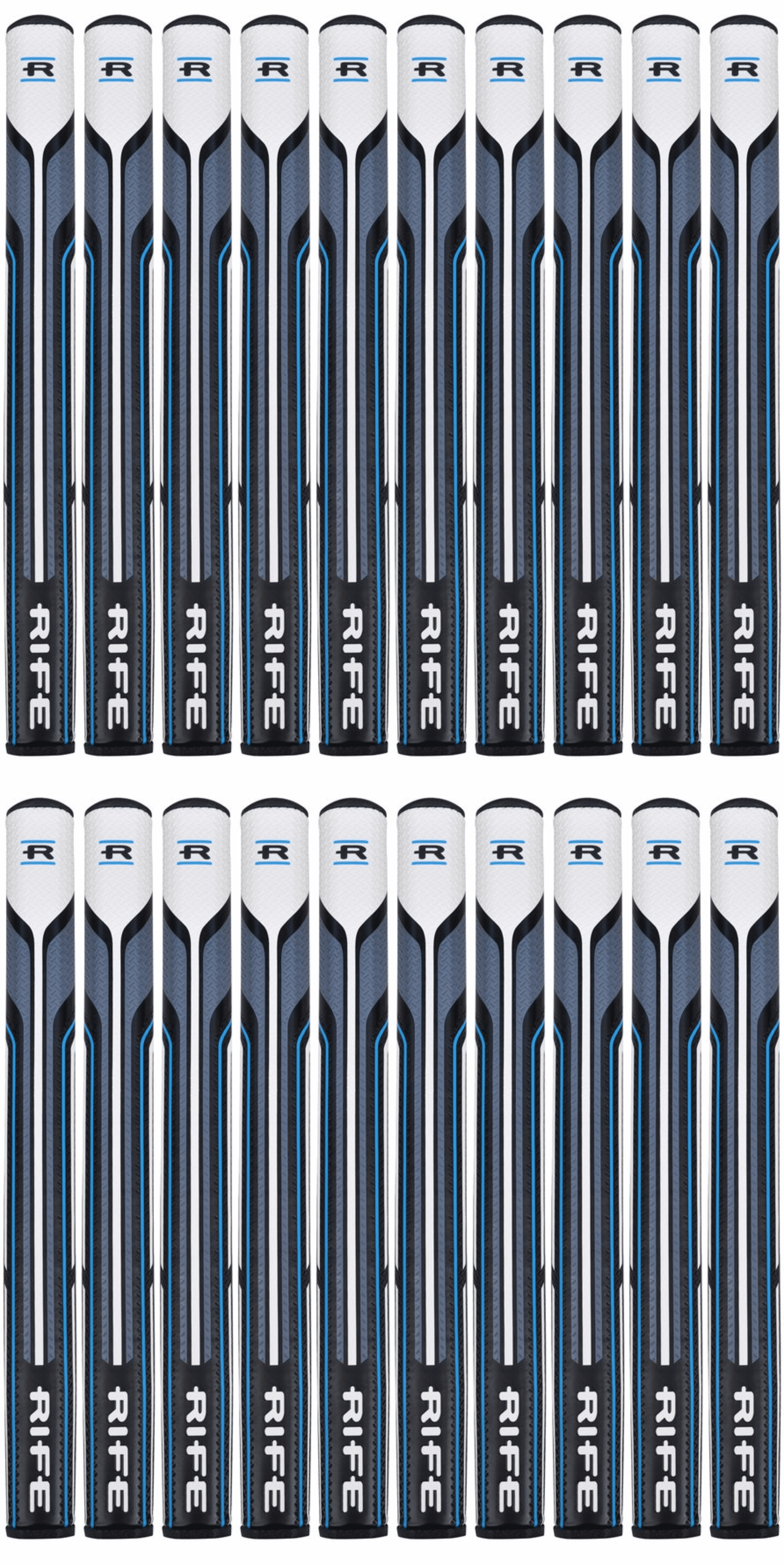 20 PACK Rife RG 13.5 Golf Putter Grip Bulk Pack (13.5 Inches Long)