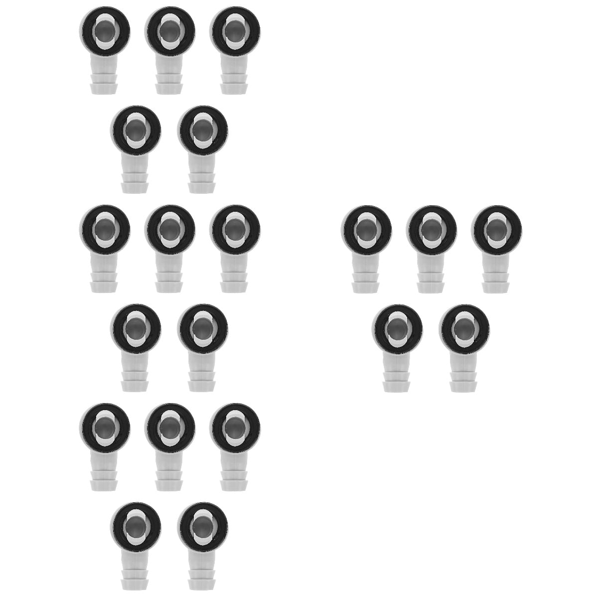 20 PCS 15mm Air Conditioner Drain Hose Connector Condensate Water Drain