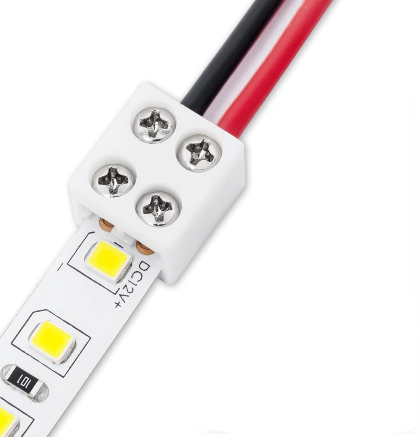 Led Connector 2 Pin Mini 20 PCS 2-Pin 8mm Solderless LED Strip Connectors, Reliable and Easy-to ...