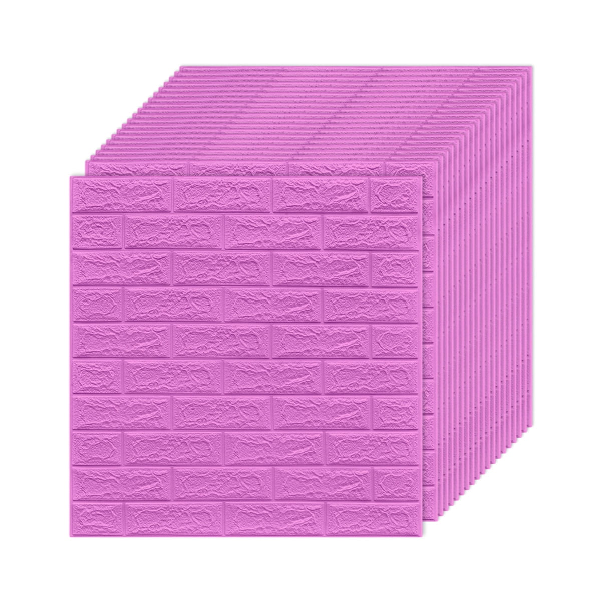 Camiraft 60pcs 3D Wall Panels 38×35cm Brick Wallpaper Self Adhesive DIY