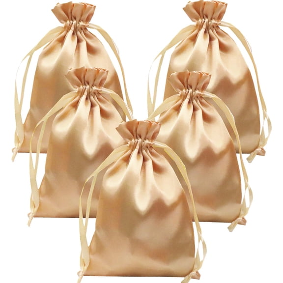 20 PCS 5" x 7" Satin Drawstring Gift Bags - Wedding Favor Bags - Jewelry Pouches - Fabric Candy Bags for Valentine's Day, Birthday