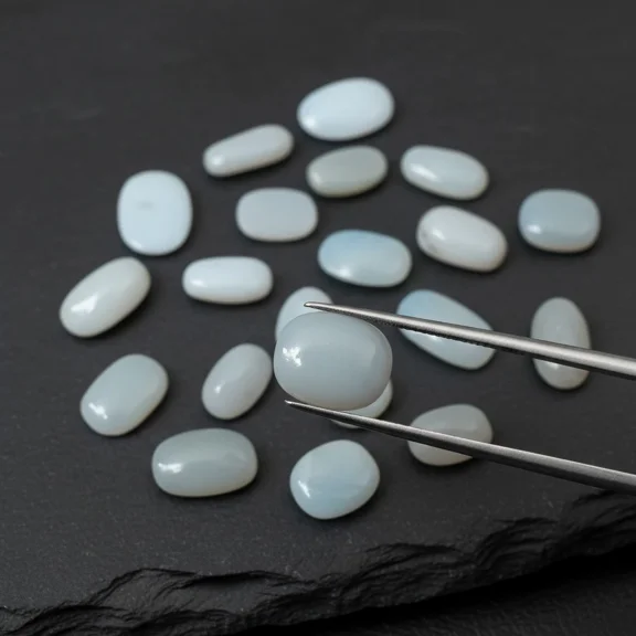 20 PCS - 68 Ct Of Ring Size Natural Australian Opal Fair & Good Quality Gemstones Assorted Wholesale Lot - 12 to 18 mm