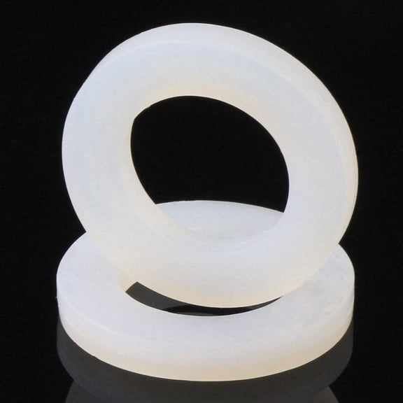 20 PCS 7/8" Silicone Gaskets & 15/16" Tank Connector Bulkhead Fittings, Faucet/Shower Hose Seals, Rubber Washers for Toilet Water Line Replacement & Flange Sealing