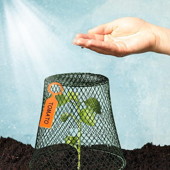 20 PCS 9×9 Inch Chicken Wire Plant Covers Heavy Duty Metal Garden Cloches for Rabbit Squirrel Bird