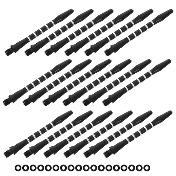 20 PCS Aluminium Alloy Shafts Throwing Darts Dartboard Tip Black