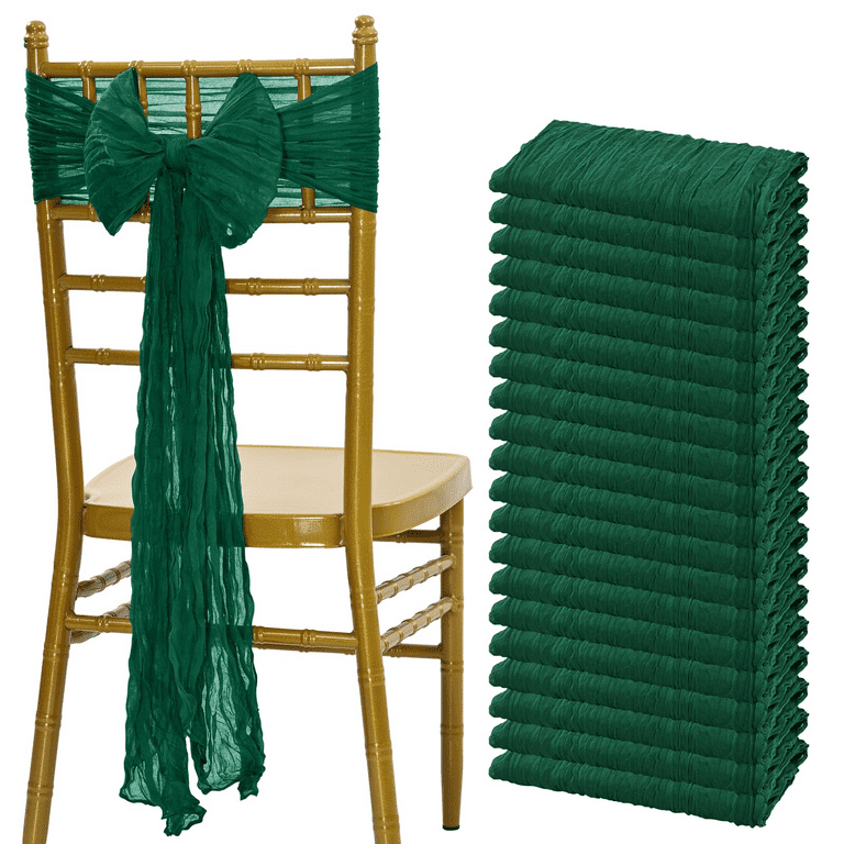 Dark green online chair covers