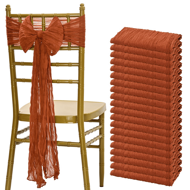 Cheesecloth chair online sash