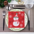 thumbnail image 1 of 20 PCS Christmas Snowman Cocktail Napkins, Winter Snowflake Paper Napkins 3-Ply Disposable Christmas Red Beverage Napkin for Holiday Xmas Events Dining Kitchen Tableware Party Supplies, 1 of 6