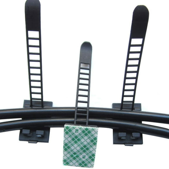 20 PCS Cord Management Ties Messy Cables Cable Bundles Cable Ties Holder Cable Ties Adhesive Wire Ties