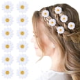 thumbnail image 1 of 20 PCS Daisy Hair Clips, Daisy Flower Hair Clips, Vintage Sun Flower with Hair Alligators Clips Hair Barrette for Women Wedding Hair Accessories for Brides, 1 of 7