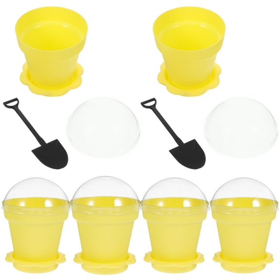 20 PCS Dessert Cups Flower Pot Cupcake Flowerpot Plant Nursery Pots Jelly Paper