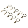 20 PCS Drapery Rings Easy to Use Curtain Rings Curtain Loop with Clip