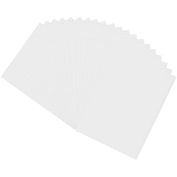 20 PCS EVA Foam Sheets DIY Handcraft Materials 1mm Thick 15.7 x 11.8 Inches White EVA Foam Papers for Arts and Crafts (White)