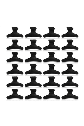 20pcs Black Hair Clips, Durable Styling Clips, Suitable for Both Men and Women