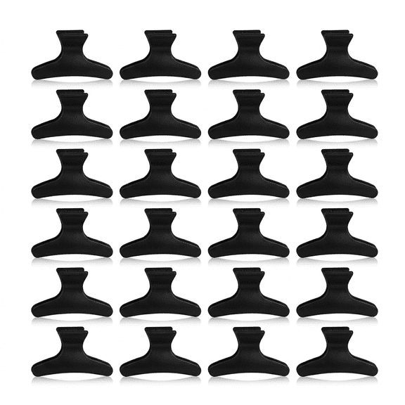 20pcs Black Hair Clips, Durable Styling Clips, Suitable for Both Men and Women