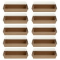 thumbnail image 1 of FUEENIRVA Kraft Paper Cake Box Carrier Transparent Lid Multi-Color for Storage 20Pcs, 1 of 6