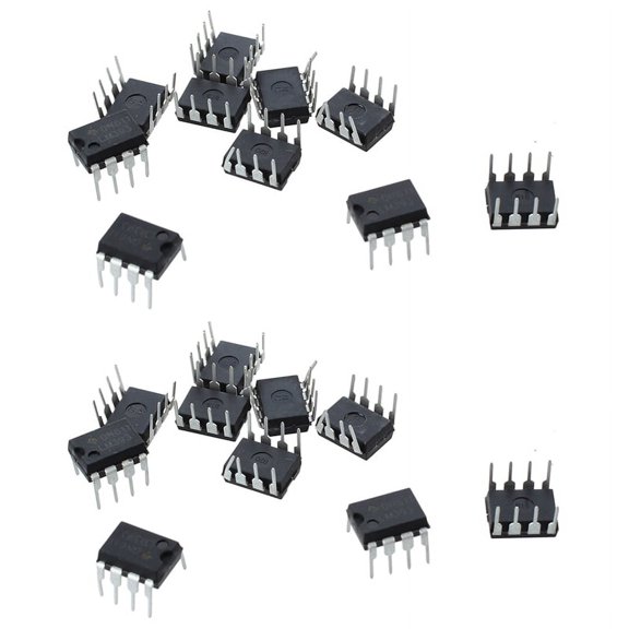 20 PCS LM393N LM393 DIP-8 Low Power Dual Voltage Comparator,20 x voltage comparator,Black