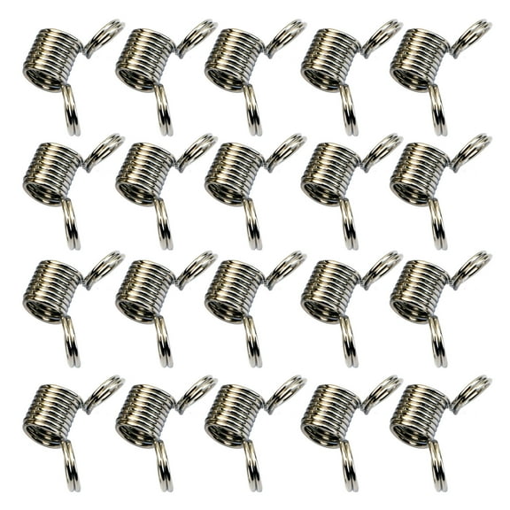 20 PCS Multi Purpose Bead Stopping Clip Tool Handmade Jewelry Tools Versatile DIY Accessory Spring End Fasteners for Bea
