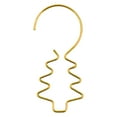 thumbnail image 1 of 20 PCS Ornament Hooks,Tree Shape Xmas Ornament Hangers for Christmas Tree Decoration,Metal Hooks for Holiday Party Hanging Decorations,Christmas Stockings,Small Ornaments Light Bulbs,Gold,1,97x0.108", 1 of 9