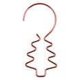 thumbnail image 1 of 20 PCS Ornament Hooks,Tree Shape Xmas Ornament Hangers for Christmas Tree Decoration, Metal Hooks for Holiday Party Hanging Decorations,Christmas Stockings,Small Ornaments Light Bulbs,Red,1,97x0.106", 1 of 9
