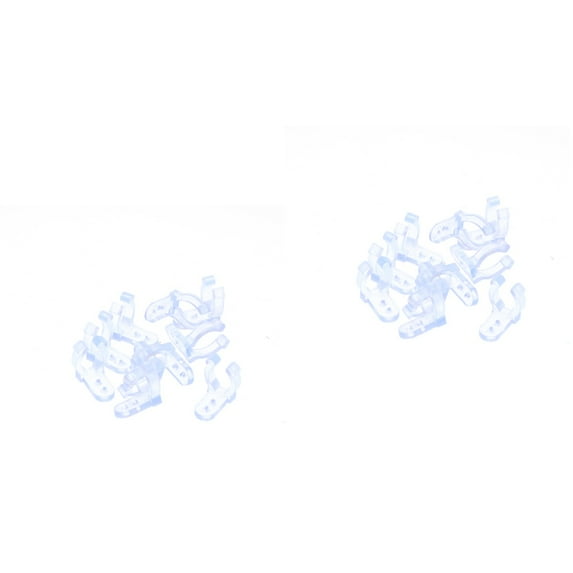 20 PCS /Pack Clear PVC LED Rope Light Clips Holder Durable Mounting Rope Light Clips for Round Rope Light