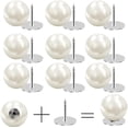 thumbnail image 1 of 20 PCS Pearl Brooch Button,Anti-Exposure Fixed Pearl Brooch,Women Shirt Brooch Button,Pearl Cover Up Button Pin,Sweater Shawl Pearl Clip for Shirt Dress Coat Shawl Decoration, 1 of 8