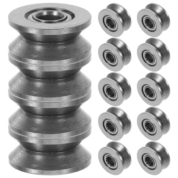 DINHEAROM V Groove Bearings Linear Motion For Motor Pulley 20Pcs