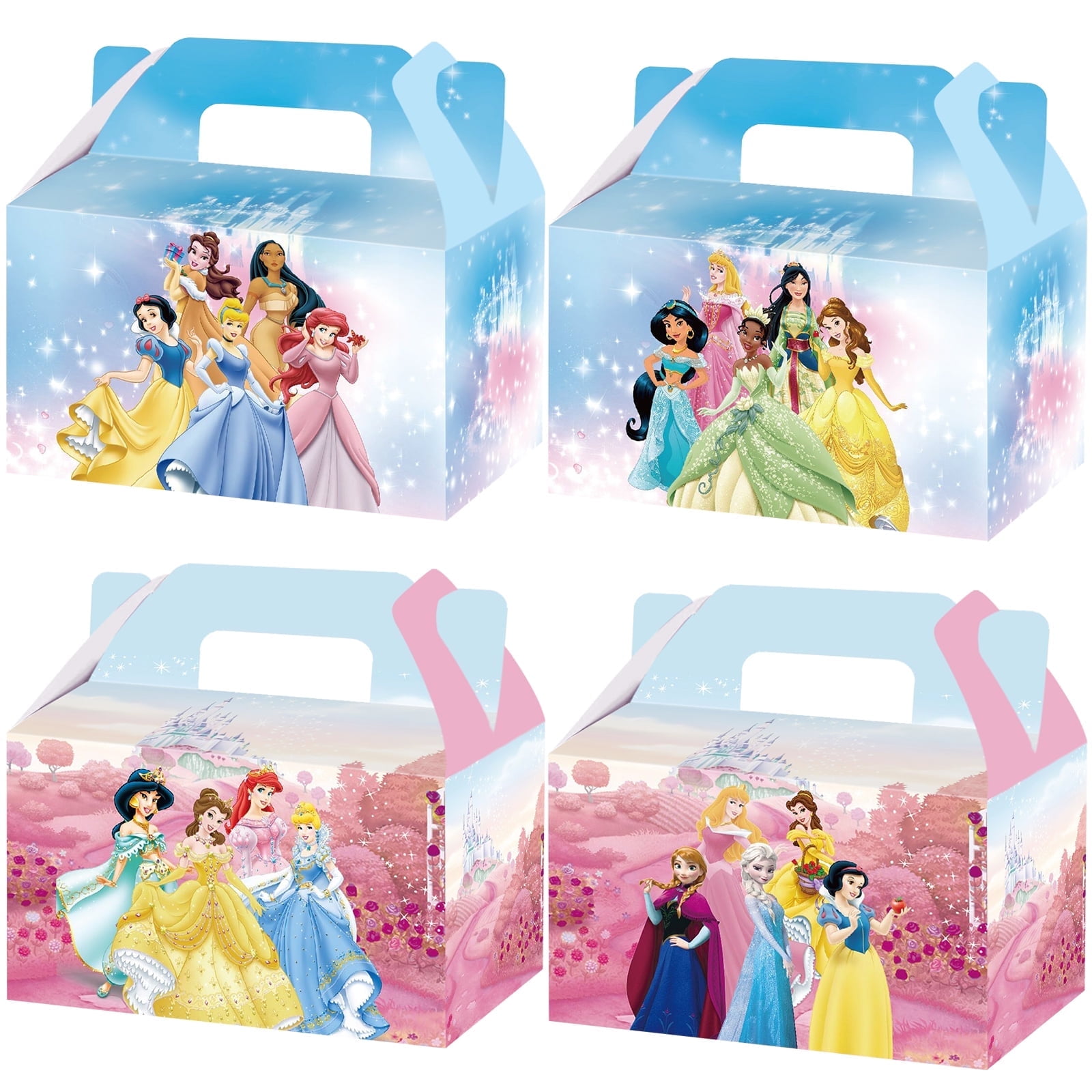 20 PCS Princess Theme Candy Cookies Gift Boxes, Cardboard Gable Boxes ...