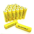 thumbnail image 1 of 20-PCS RELIGHTABLE 500mAh AA NiCd 1.2v Rechargeable Batteries Garden Solar R20, 1 of 4