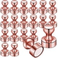 thumbnail image 1 of 20 PCS Refrigerator Magnets, Rose Gold Fridge Magnet Strong Magnets for Whiteboard, Small Neodymium Magnetic Ideal for Push Pin, Office, Classroom, Map, 1 of 13