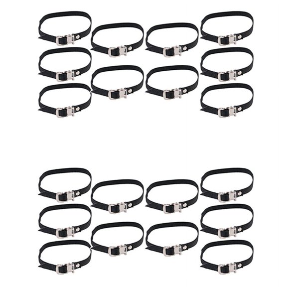 20 PCS -Road Bike Cycling Toe Straps 50cm for Bicycle Racing