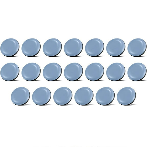 Set of 20 Round Furniture Sliders Moving Pads PTFE Kitchen Appliance Sliders for Air Fryers