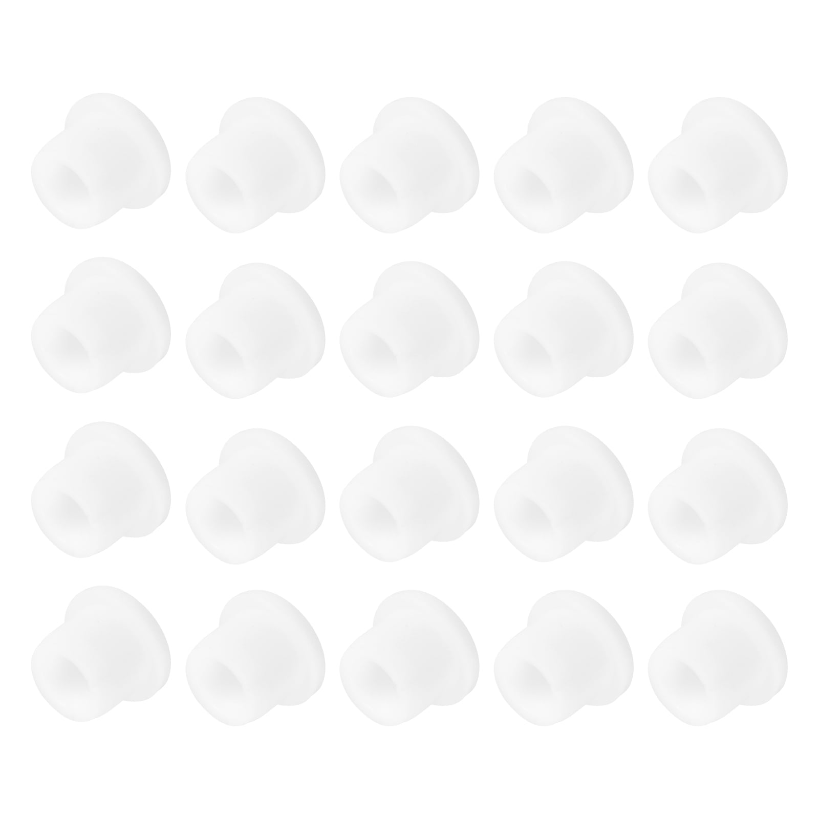 Uxcell 20Pcs Silicone Plugs 0.51