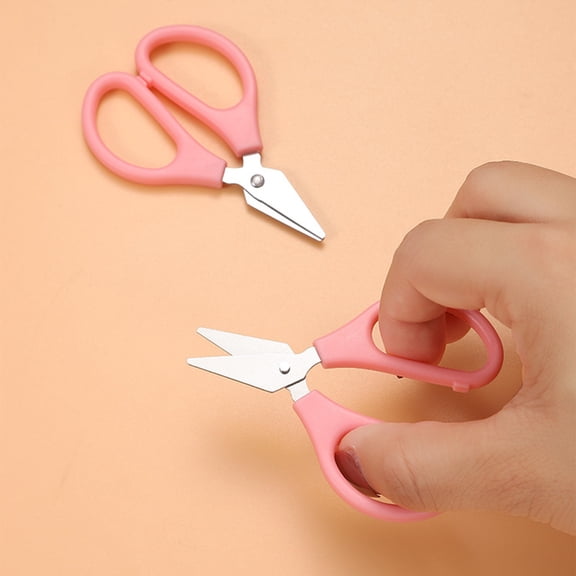 20 PCS Small Craft Scissors, 3" Tiny Travel Scissors Tsa Compliant, Sharp Scissors all Purpose, Straight Fine Tips Mini Sewing Scissors Set, Precision Detail Paper Cutting, Pink/Purple