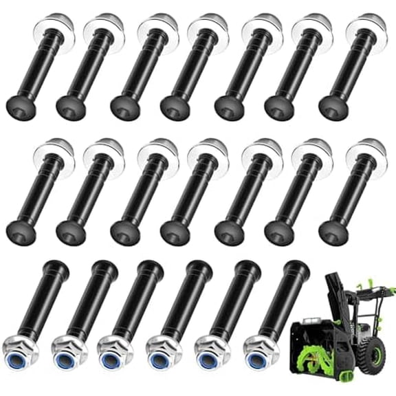 20 PCS Snow Blower Shear Pin Set ASP2400D Compatible with EGO Power 24-inch & 28-inch 2-Stage Snow Blower SNT2800, SNT2807, SNT2400, SNT2405, SNT2406, SNT2416, SNT2806$$Tools