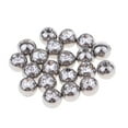 thumbnail image 1 of 20 PCS Stainless Steel Replacement Ball Body Jewelry Barbell Parts With Rhinestone - 1.2 x 3mm, 1 of 10